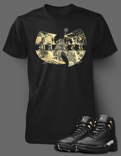 Custom T Shirt To Match Air Jordan 12 Wu Tang Shoe - Just Sneaker Tees - 1