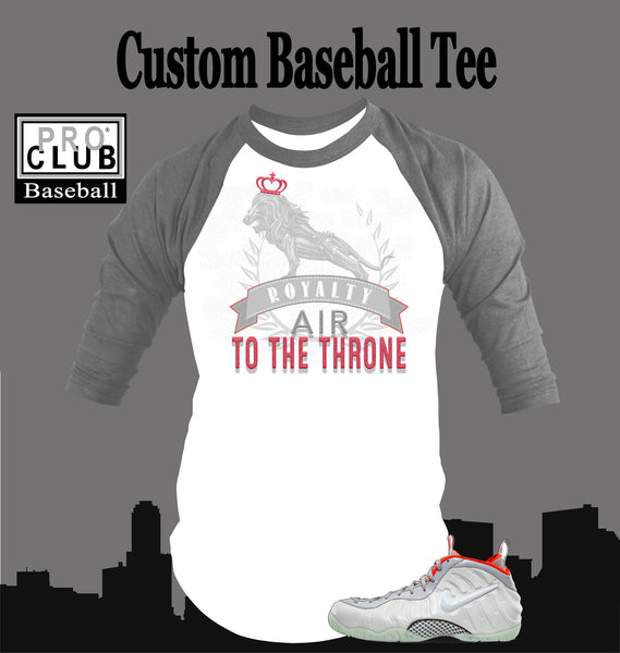 Baseball T Shirt To Match Pure Platium Yeezy Foamposite - Just Sneaker Tees