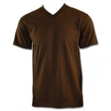 Pro Club Comfort Short Sleeve V-Neck T-Shirt Brown