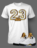 Custom T Shirt To Match Air Jordan 5 Olympics Shoe - Just Sneaker Tees - 1