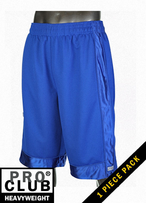 Pro Club MEN'S HEAVYWEIGHT MESH SHORT Royal Blue