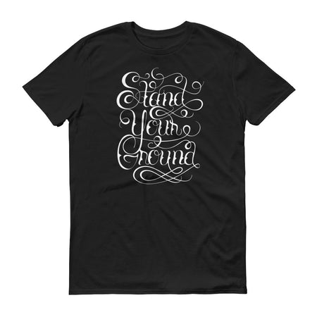 Live Your Dream Graphic Graffiti Short Sleeve T-Shirt