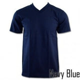 Pro Club Comfort Short Sleeve V-Neck T-Shirt Navy Blue