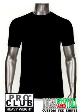 Pro Club Comfort Short Sleeve  V-Neck Black T-Shirt