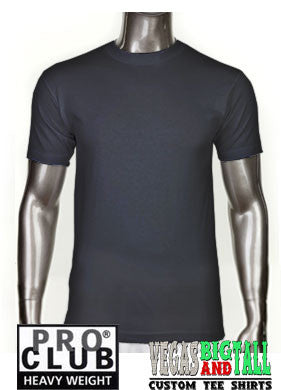 PRO CLUB Short Sleeve  HEAVYWEIGHT Premium T Shirt Charcoal