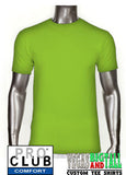 Pro Club Comfort Short Sleeve Lime Green T-Shirt