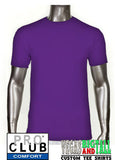 Pro Club Comfort Short Sleeve Purple T-Shirt