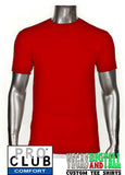 Pro Club Comfort Short Sleeve Red T-Shirt