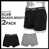 Mens Pro Club BOXER BRIEF (COLOR MIX PACK) 2 per Pack - Just Sneaker Tees