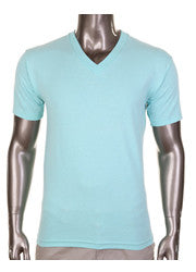 Pro Club Comfort Short Sleeve V-Neck T-Shirt Seafoam Green