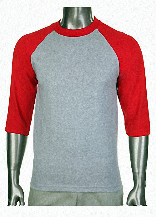 Pro Club Baseball Gray/Red T-Shirt
