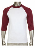 Pro Club Baseball White/Burgundy T-Shirt