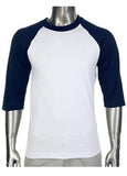 Pro Club Baseball White/Dark Navy T-Shirt