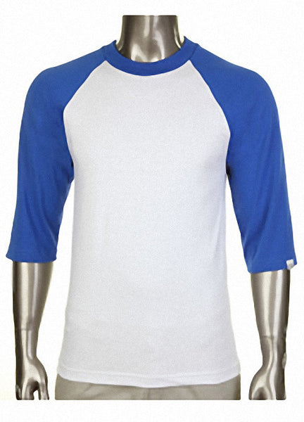 Pro Club Baseball White/Royal Blue T-Shirt 