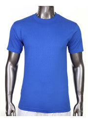 Sky Blue Short Sleeve Crew Neck Pro Club Heavyweight T Shirt