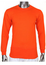 Pro Club HEAVYWEIGHT LONG SLEEVE T Shirt Orange