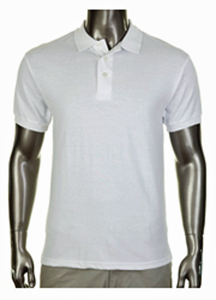 Pro Club Pique Polo Collar White Shirt 
