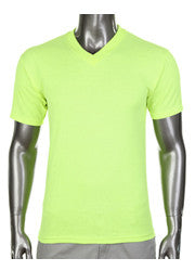 Pro Club Comfort Short Sleeve V-Neck T-Shirt Lime