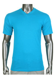 Pro Club Comfort V-Neck T-Shirt Turquoise 
