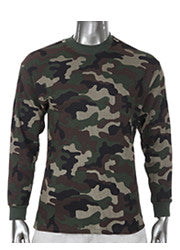 Pro Club Heavyweight L/S Thermal Green Camo