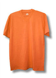 Pro Club Comfort Short Sleeve V-Neck T-Shirt Orange